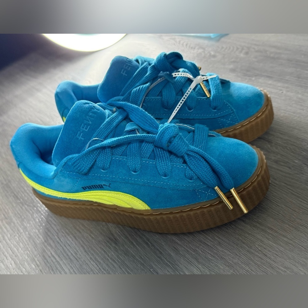 PUMA x FENTY Creeper Phatty - Blue/Lime woman size 7